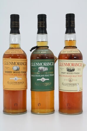 Glenmorangie Port Sherry Maderia Wood 3x 70cl