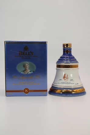 Bells  8 Years Old  Queen Mother 100th Birthday Decanter