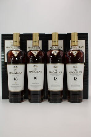 Macallan 18 2019 2020 2021 2022 Release 4 X 70cl
