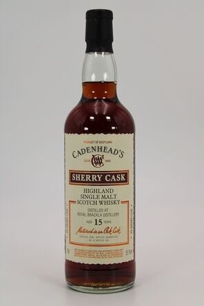 Royal Brackla  15 Years Old  Cadenheads  PX Sherry Cask 2006