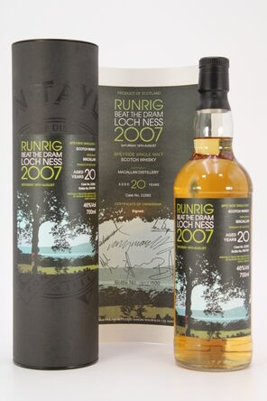 Macallan  20 Years Old  Runrig 2007 Single Cask