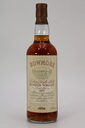 Bowmore 1973 Sherry Cask Vintage Label Butts 5173 5174