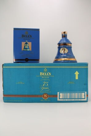 Bells  8 Years Old  Queen Elizabeth II 75th Birthday Decanter x5