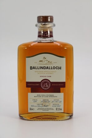 Ballindalloch 2015 Single Cask Oloroso Sherry Butt 474 50cl