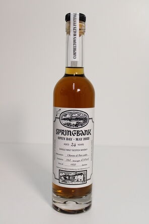 Springbank  24 Years Old  Open Day  May 2023