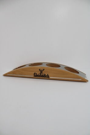 Glenfiddich Wooden Display Bottle Stand