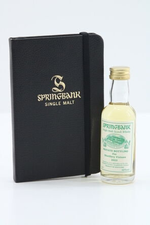 Springbank 2023 Private Bottling With Springbank Notepad