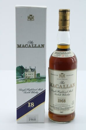 Macallan  18 Years Old  1968  French Import