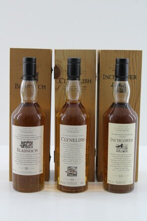 Flora  Fauna  Wooden Box Set  3x70cl