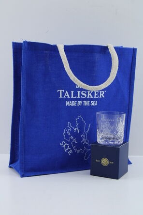 Talisker Branded Glass And Bag