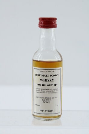Macallan  As We Get It  1980s  103 Proof