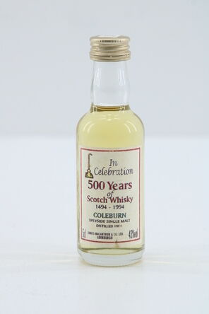 Coleburn  1981  James MacArthurs  500 Years Of Scotch Whisky