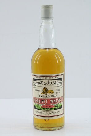 Glenlivet 8 Gordon And Macphail 100 Proof 1970s