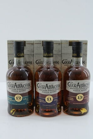 Glenallachie Wine Cask Series Set Limited Edition 3 X 70cl