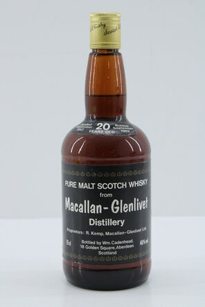 Macallanglenlivet 20 1962 - 1982 Cadenhead Dumpy Bottle