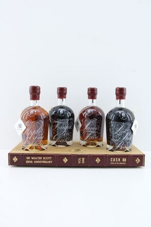 BEN NEVIS 2001 19 YEAR OLD SIR WALTER SCOTT 250TH ANNIVERSARY CASK 88 SET 4 X 70CL
