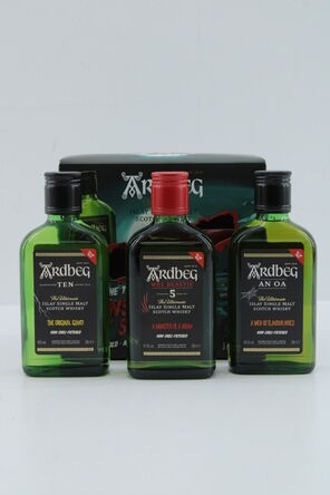 Ardbeg Monsters Of Smoke Gift Set 3 X 20cl