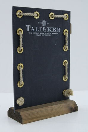Talisker Branded Menu Stand