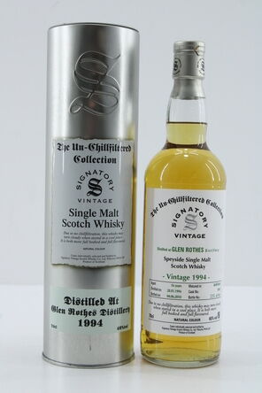 Glen Rothes 16 1994 1095 Signatory Vintage
