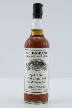 Springbank 25 1994 Cask 31