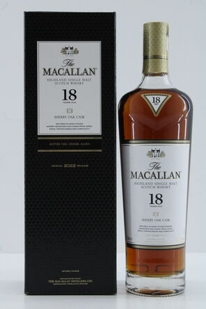 Macallan Macallan 18 2022 Release Sherry Oak Cask