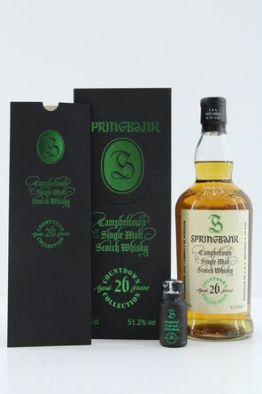 Springbank 26 Countdown Collection 2024 Release With Certificate And Sample