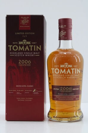 Tomatin 15 2006 Moscatel Cask Finish Portuguese Collection