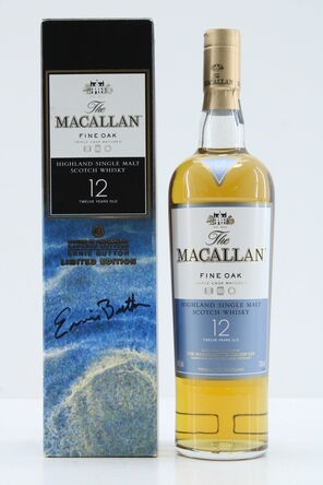 Macallan 12 Fine Oak Masters Of Photography Ernie Button Signed