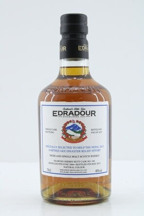 Edradour 2006 Cask 246 Nepal Earthquake 2015