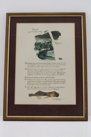 Macallan The Remarkable History Of The Macallan Glenlivet Print No 3 Framed Sara Midda Print