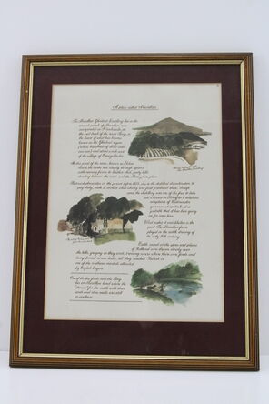 Macallan The Remarkable History Of The Macallan Glenlivet Print No 5 Framed Sara Midda Print