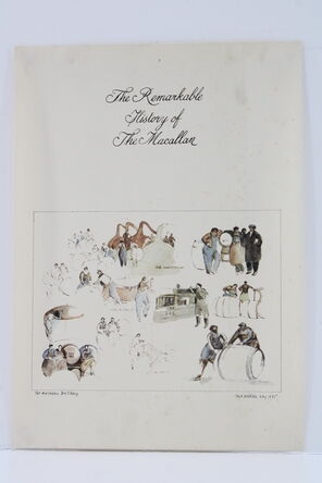 Macallan The Macallan Distillery Sara Midda 1975 Watercolour Print