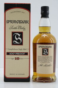 Springbank 10 100 Proof Early 2000s