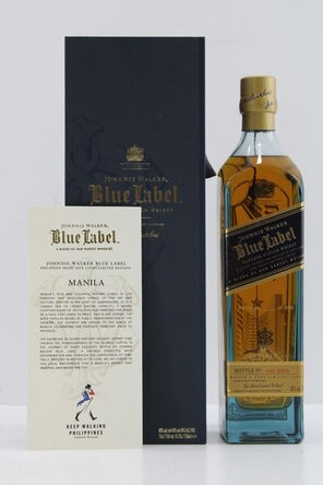 Johnnie Walker Blue Label Manila Limited Edition One Of 888 Bottles