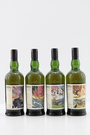 Ardbeg Corryvreckan Tradd Moore Limited Edition Set Signed 4 X 70cl
