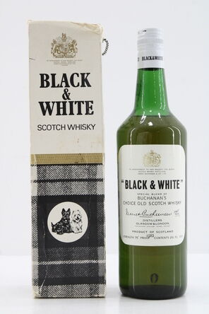 Black And White Scotch Whisky Circa 1950s Amerigo Sagna Import