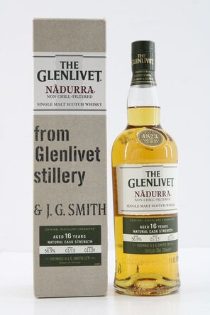 Glenlivet  16 Years Old  Ndurra  Cask Strength  Batch 0113V
