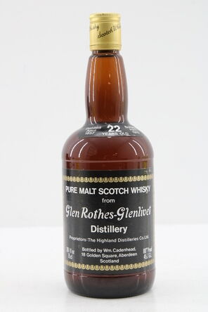 Glenrothes  22 Years Old  1957 Cadenheads