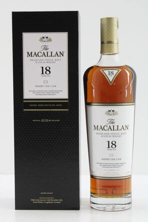 Macallan  18 Years Old  Sherry Oak  2024 Release