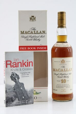 Macallan  10 Years Old  Crime Writers Association  1990s  Ian Rankin Knots  Crosses