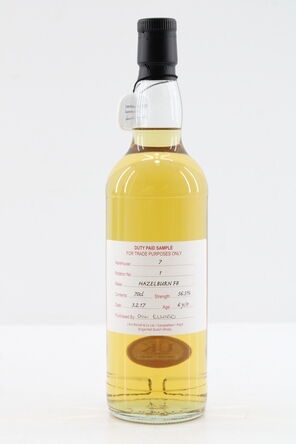 Hazelburn  6 Years Old  2017 Duty Paid Sample  Fresh Bourbon