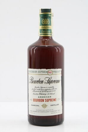 Bourbon Supreme  Rare Straight Bourbon 196070s