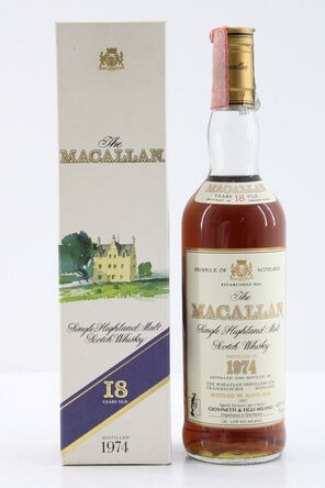 Macallan 18 1974 Giovinetti Import