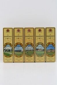 Glenlivet 12 Golf Courses Empty Tins X5