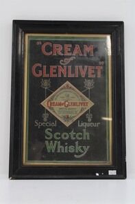 Cream Of Glenlivet  Advertising Posters  Framed