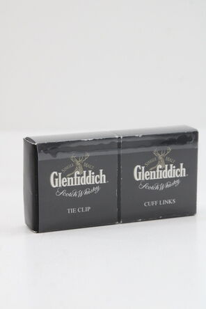 Glenfiddich Tie Clip Cuff Links Set