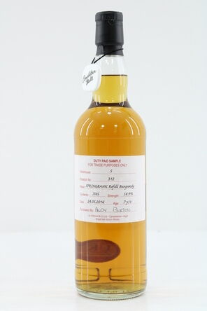 Springbank 7 2016 Duty Paid Sample Refill Burgundy