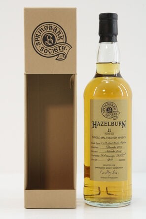Hazelburn 11 2007 Springbank Society