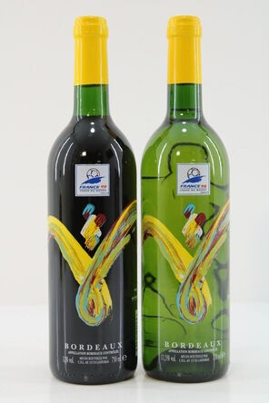 Bordeaux White Red Wine 1997 France 98 Coupe De Monde