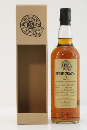 Springbank 15 2003 Springbank Society Fresh Port Hogsheads